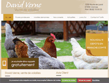 Tablet Screenshot of elevage-volaille-verne.com